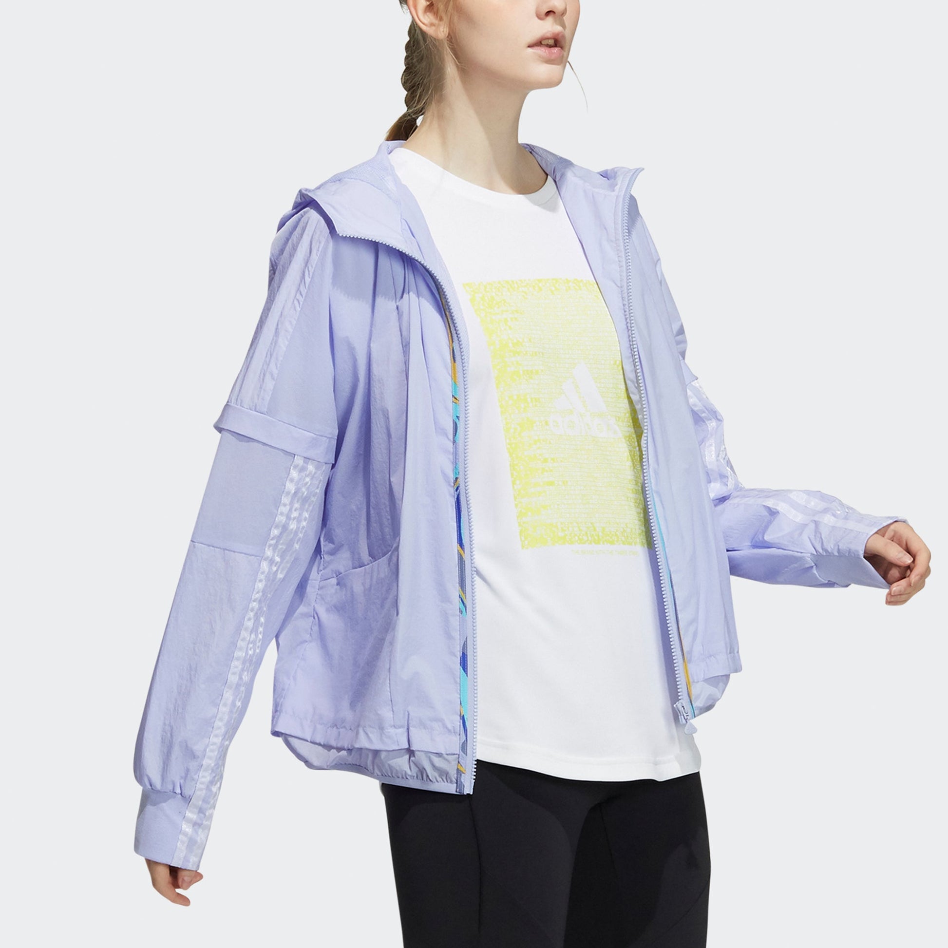 (WMNS) adidas Str Wb Light Jacket Purple H09742