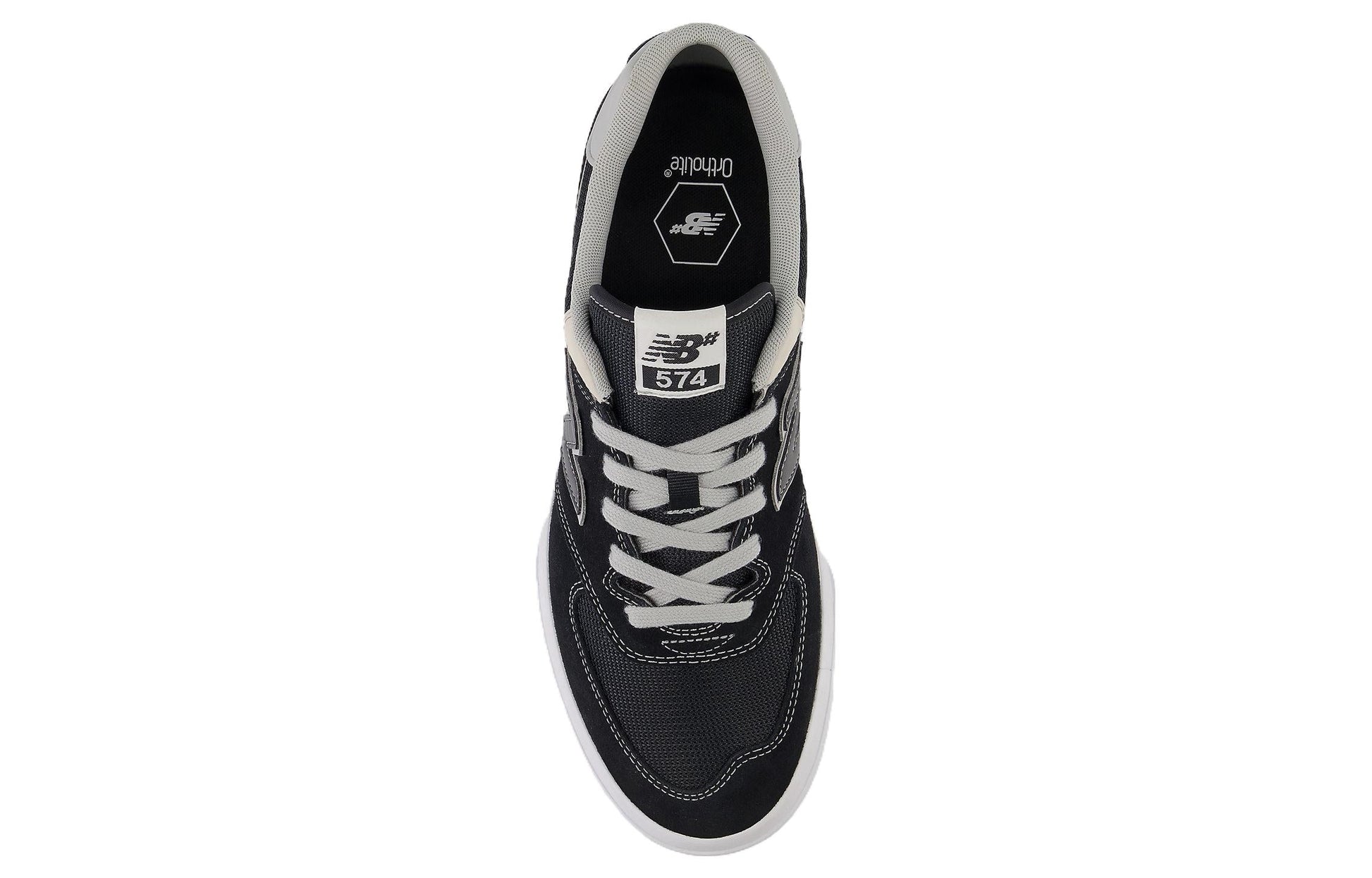 New Balance Numeric 574 Shoes 'Black White' NM574VCB