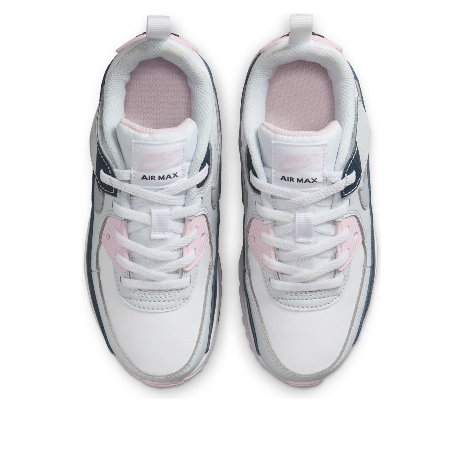 (PS) Nike Air Max 90 EasyOn 'White Pink Foam Armory Navy Wolf Grey' HF6357-104