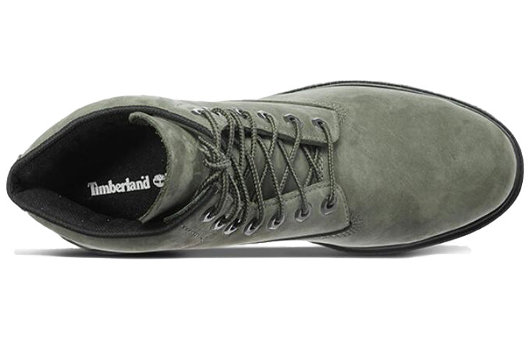 Timberland Basic 6 Inch Wide-Fit Non-contrast Boots 'Olive Green' A29E7
