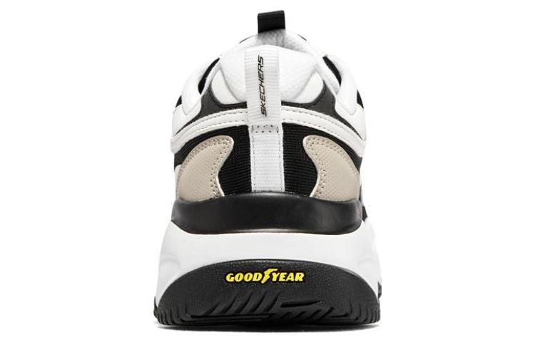 (WMNS) Skechers Lander S Shoes 'White Black Beige' 896157-WBK
