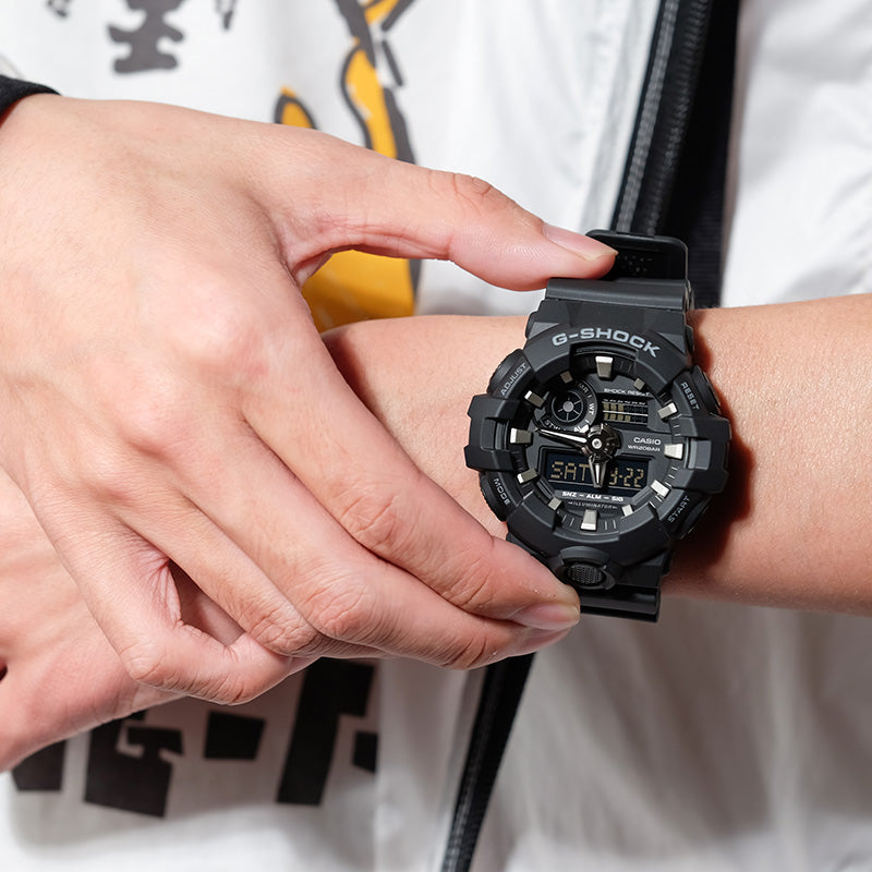 CASIO G-Shock Analog-Digital 'Black' GA-700-1B