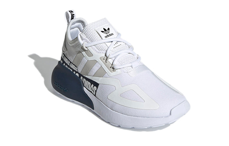 (PS) adidas ZX 2K J 'Wordmark Heel Stripe - White' FX5227