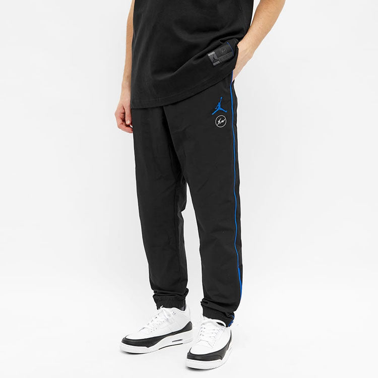 Air Jordan x Fragment Woven Pant 'Black/Reflective Silver' DA2979-010