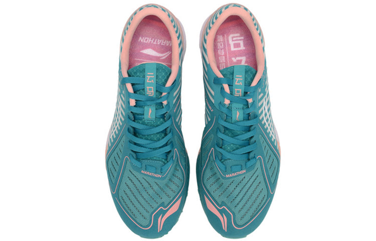 (WMNS) Li-Ning Light Weight Sport Shoes 'Teal Orange' ARBN216-3