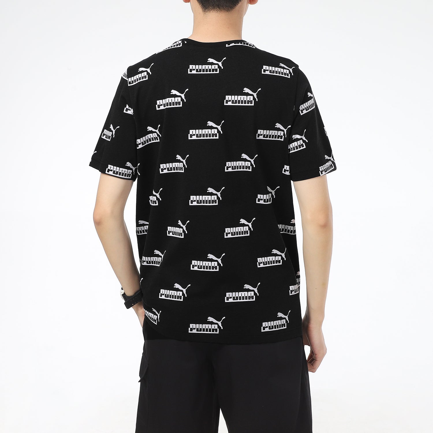 PUMA AOP T-Shirt 'Black' 855984-01
