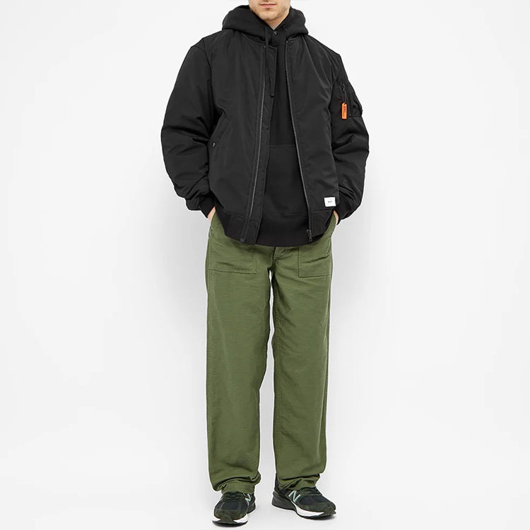 WTAPS WI baseball uniform Jacket Unisex Black 192WVDT-JKM06-BK
