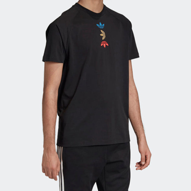 adidas originals Trefoil Tee Ref/Met 'Black' Fs7346 FS7346