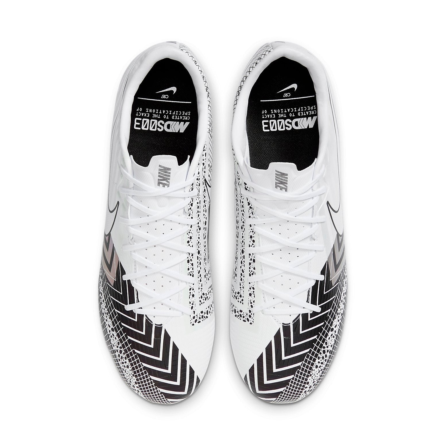 Nike VAPOR 13 ACADEMY MDS FG Firm Ground 'White Black' CJ1292-110