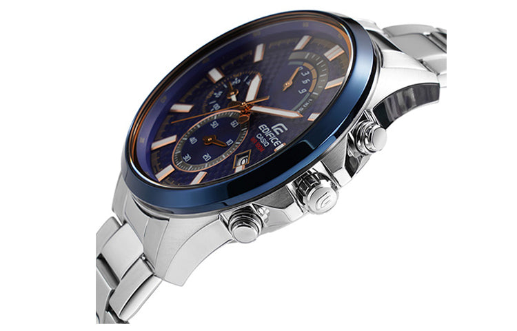 CASIO EDIFICE Series Leisure Fashion Men's Mens Blue Analog EFV-530DB-2AV