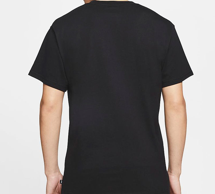 Nike SB Flowers Logo Skateboard Short Sleeve Black CU0311-010