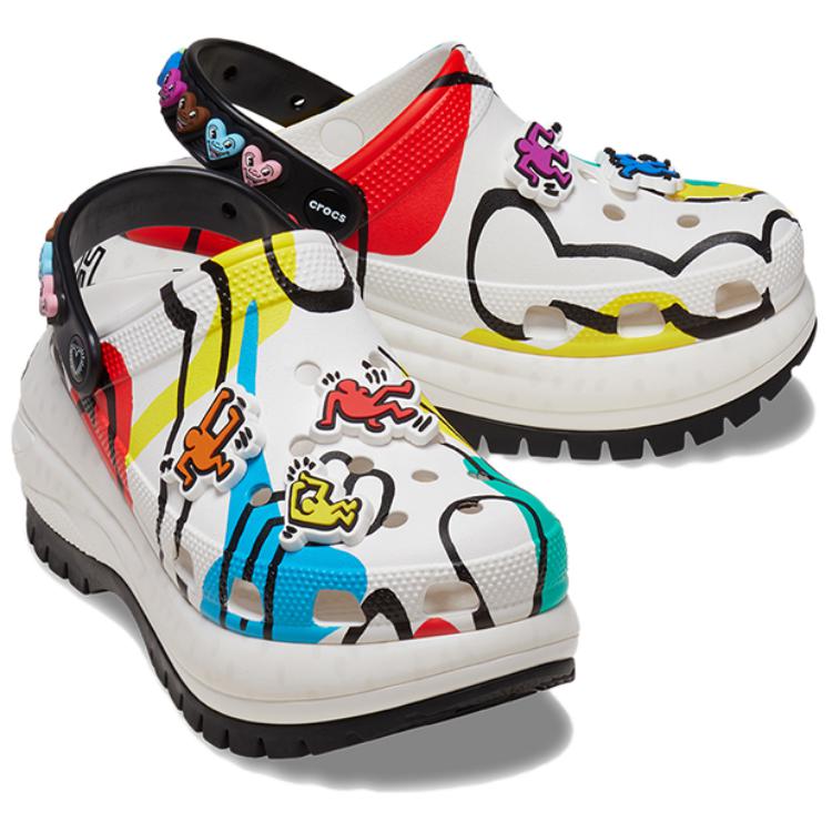 Crocs x Keith Haring Mega Crush Clog 'White Multi' 209822-001