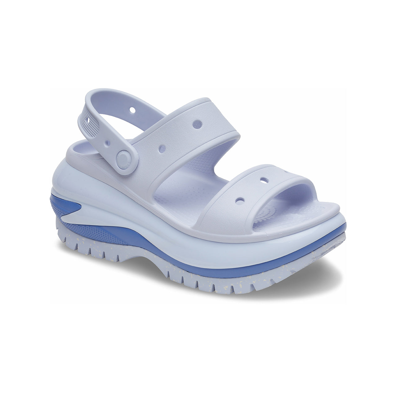 (WMNS) Crocs Mega Crush Sandals 'Light Blue' 207989-5AF