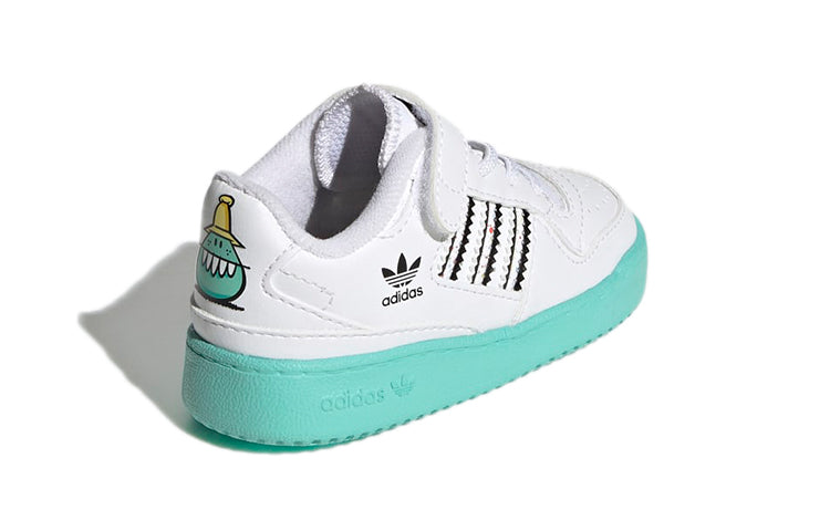 (TD) adidas originals Forum Low x Kevin Lyons 'White Black Blue' H01442