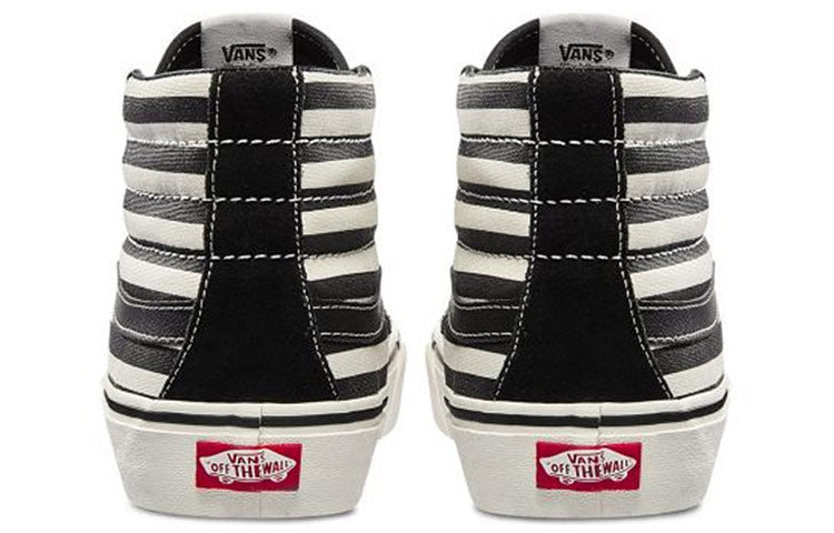 Vans SK8-Hi Stripe High Top Shoes/Sneakers Unisex Black White VN0A3ZCEUZS
