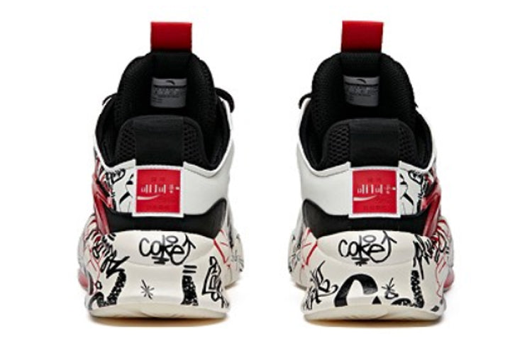 (WMNS) ANTA x Coca Cola Badao 'White Black Red' 122018088S-1