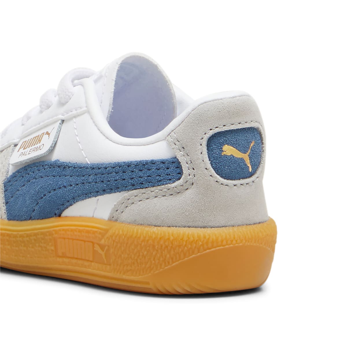 (TD) Puma Palermo Leather 'White Blue Horizon Gum' 397277-04