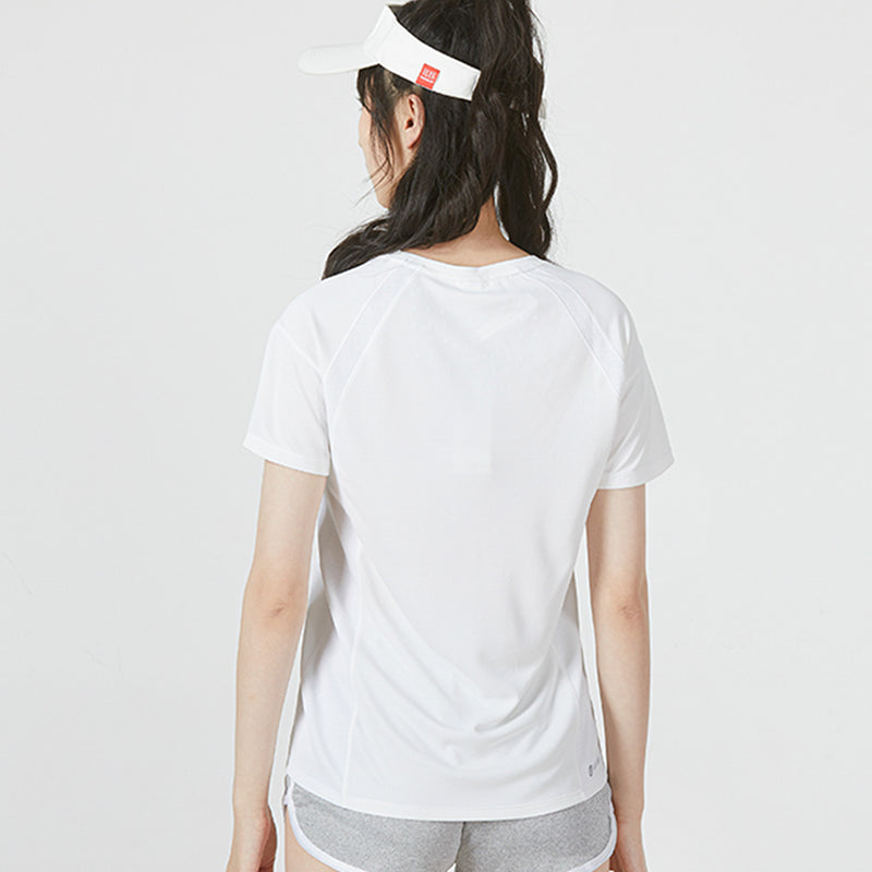 (WMNS) adidas WTR Heat.RDY T-Shirt Asia Sizing 'White Black' HI3968