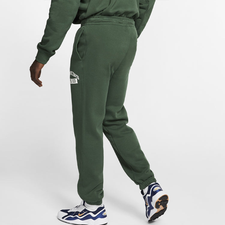 Nike X Stranger Things Sweat Pant Crossover Casual Sports Pants US Edition Green CQ3656-323