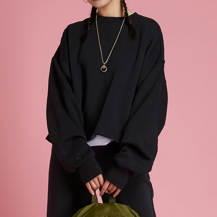(WMNS) Converse Mountain Club Crew Asia Sizing 'Black' 10020810-A01