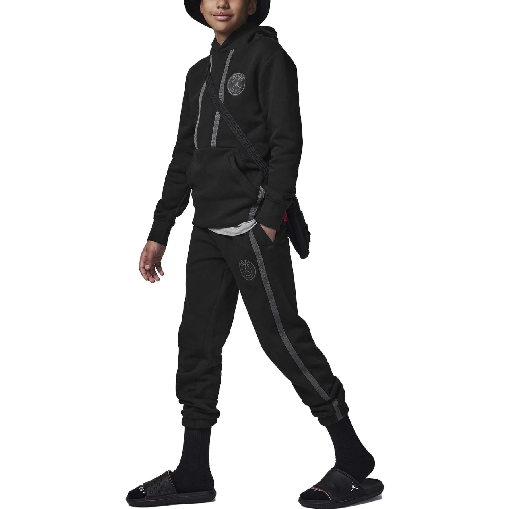 (GS) Air Jordan Paris Saint-Germain Sweatpants 'Black' 95C509-023