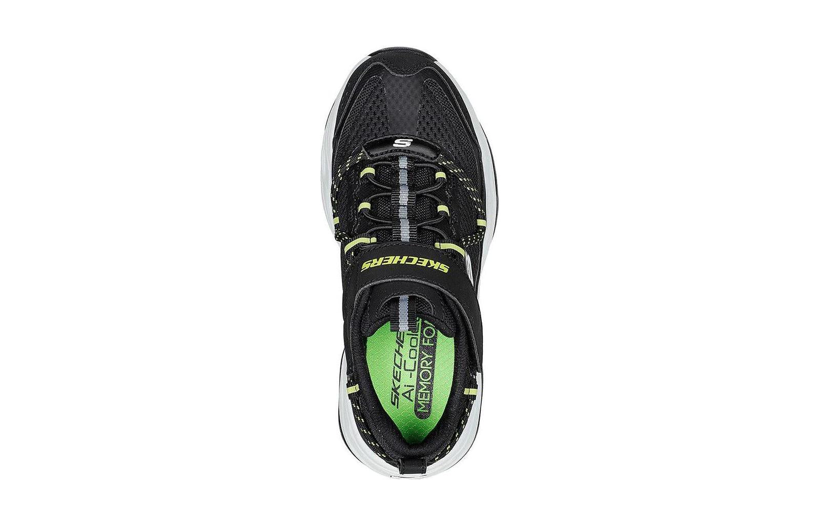 (GS) Skechers D'LITES 4.0 'Black' 405210L-BKGY