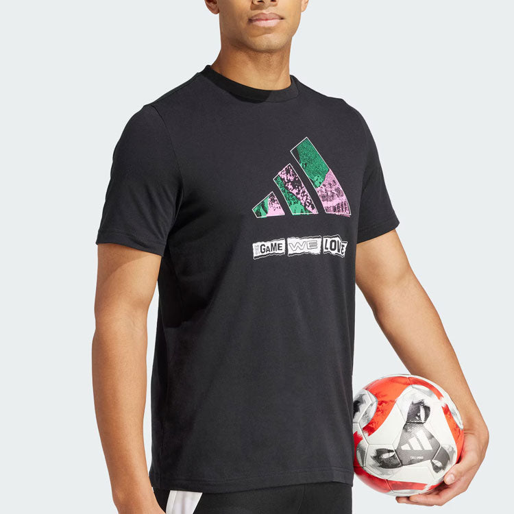 adidas Mantra Game Graphic T-shirt Asia Sizing 'Black' IS9326