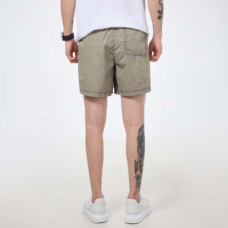 Nike Retro Washed Denim Casual Men's Shorts Green DC1878-320