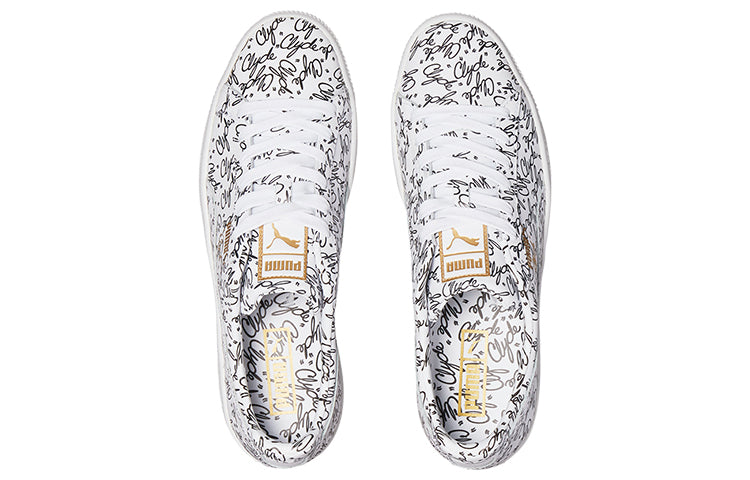 PUMA Clyde 'All Over Script Print' 375889-01