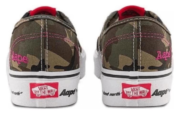 Vans Authentic x Aape 'Bolt Green Camo' VN000BWCCMA