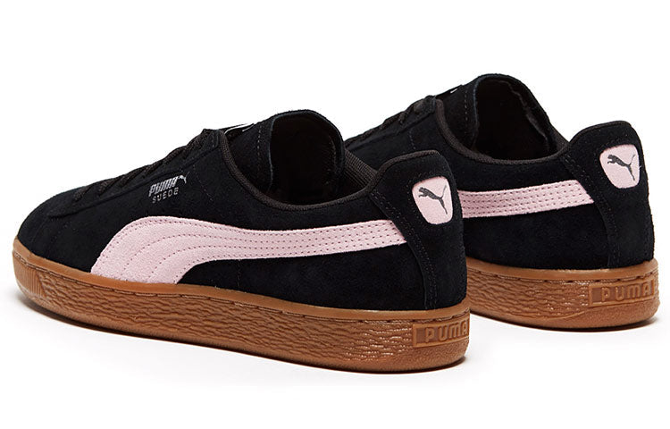 (WMNS) PUMA Suede Classic Sneakers Black 355462-86