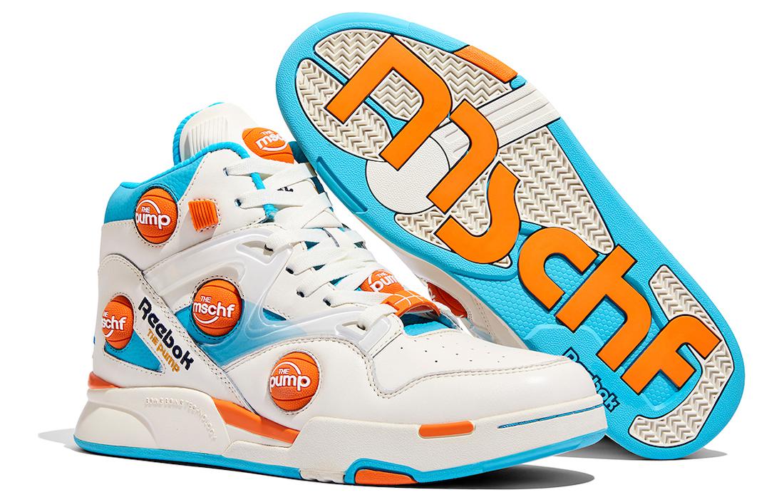 Reebok x MSCHF R Pump Omni Zone 2 'White Blue Orange' MSCHF013