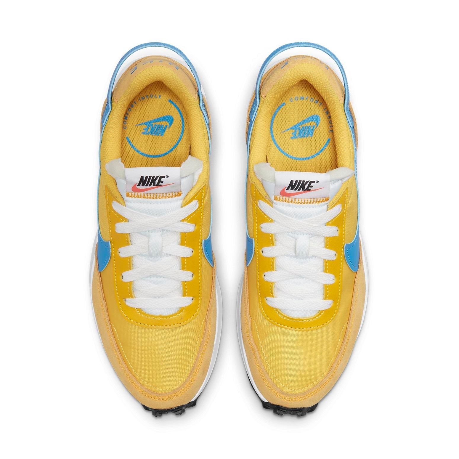 (WMNS) Nike Waffle Debut 'Vivid Sulfur Light Photo Blue' DH9523-700