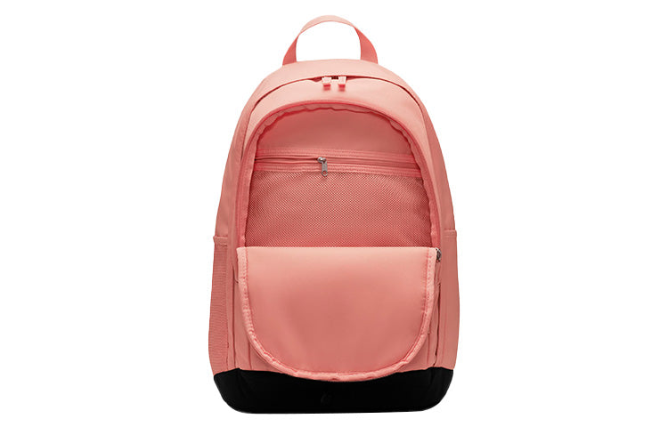 Nike Hayward Logo Straps Large Capacity Colorblock Backpack One Size Black Pink Blackpink DV1296-824