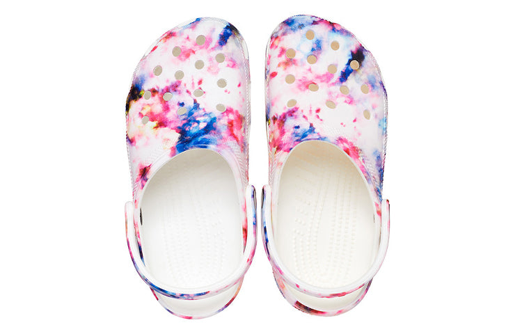 (WMNS) Crocs Classic Tie Dye Graphic Clog 'Garnet & Multi' 205453-6TS