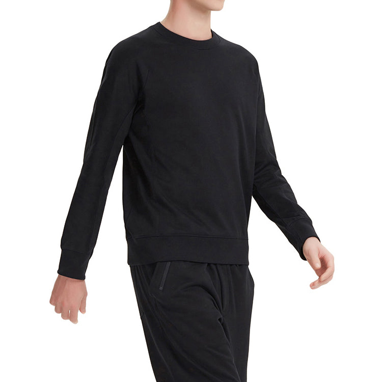 Men's Y-3 Solid Color Casual Round Neck Loose Black DY7239