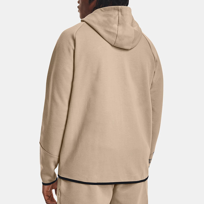 Under Armour Unstoppable Fleece Graphic Full-Zip Jacket 'Beige' 1382281-236