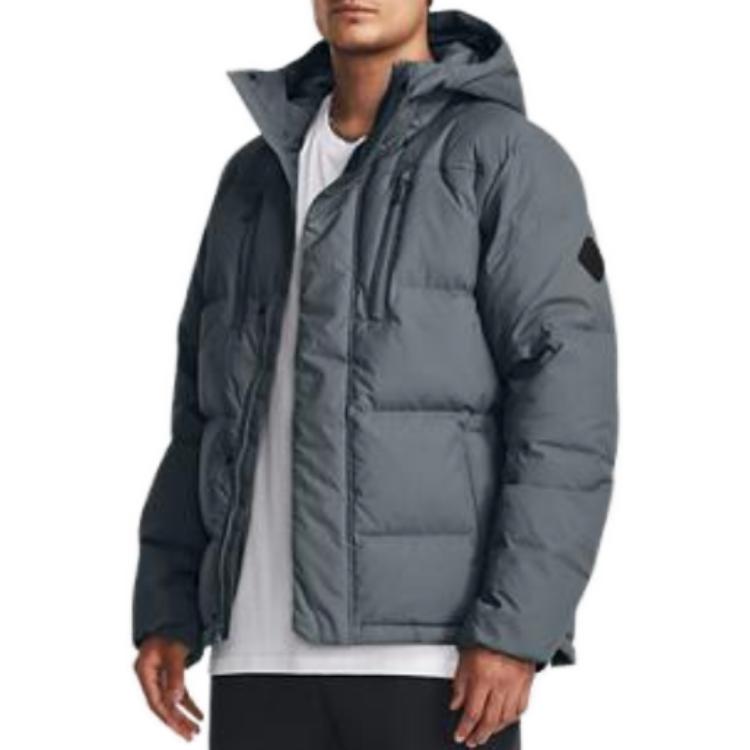 Under Armour ColdGear Infrared Down Crinkle Jacket 'Pitch Grey' 1378830-002