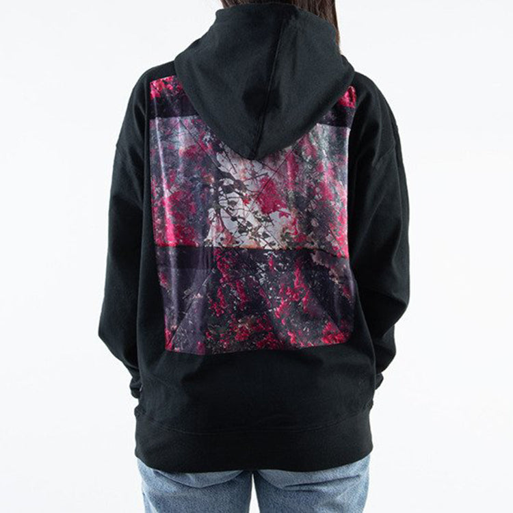 Converse x Shaniqwa Jarvis Pullover Crossover Back Flowers Printing Couple Style Black 10020834-A01