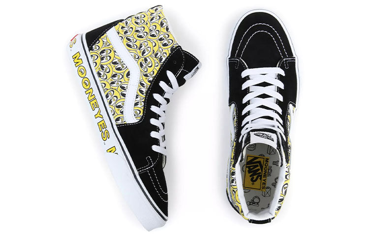 Vans Mooneyes x SK8-HI 'Black Yellow' VN0A5JMJY23