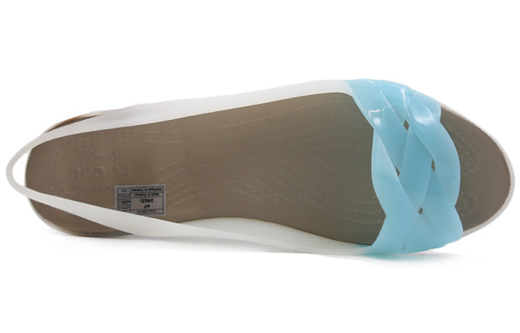 (WMNS) Crocs Isabella 'White Blue' 204774-1C6