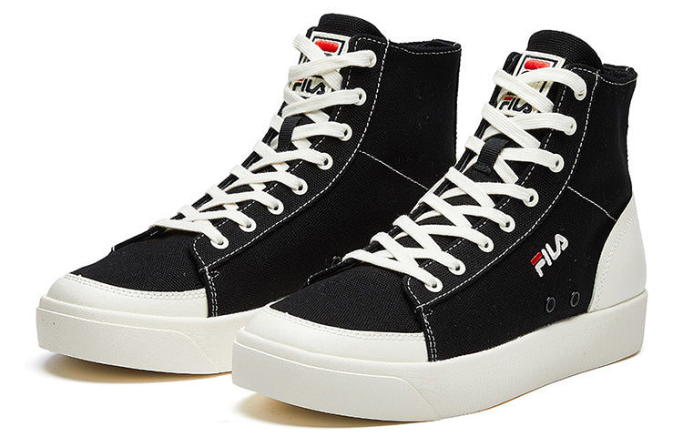Fila Block High-top Canvas Shoes Black T12M014401FBK