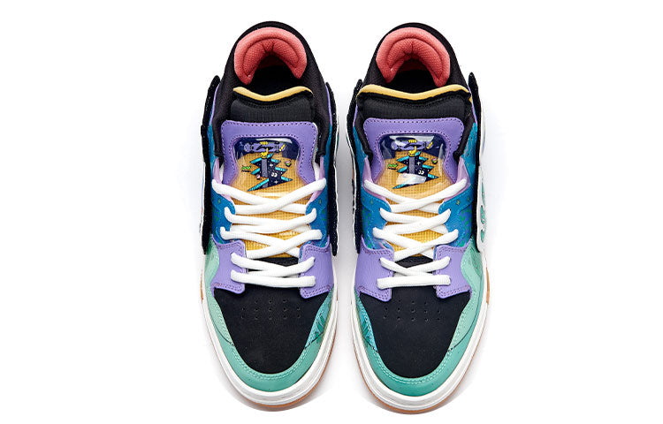 LI-NING x Steven Harrington WEIWU PRO Artist Dual Velcro Patches Blue/Green/Black AECR053-1