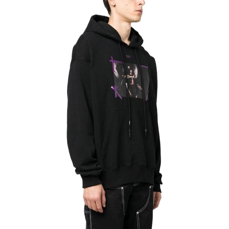 Off-White SS23 Black Carvaggio Cotton OMBB085S23FLE0011036