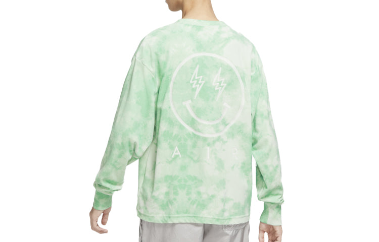 Air Jordan x J Balvin Tie Die Long Sleeves T-Shirt Asia Sizing 'Green' DR3103-316