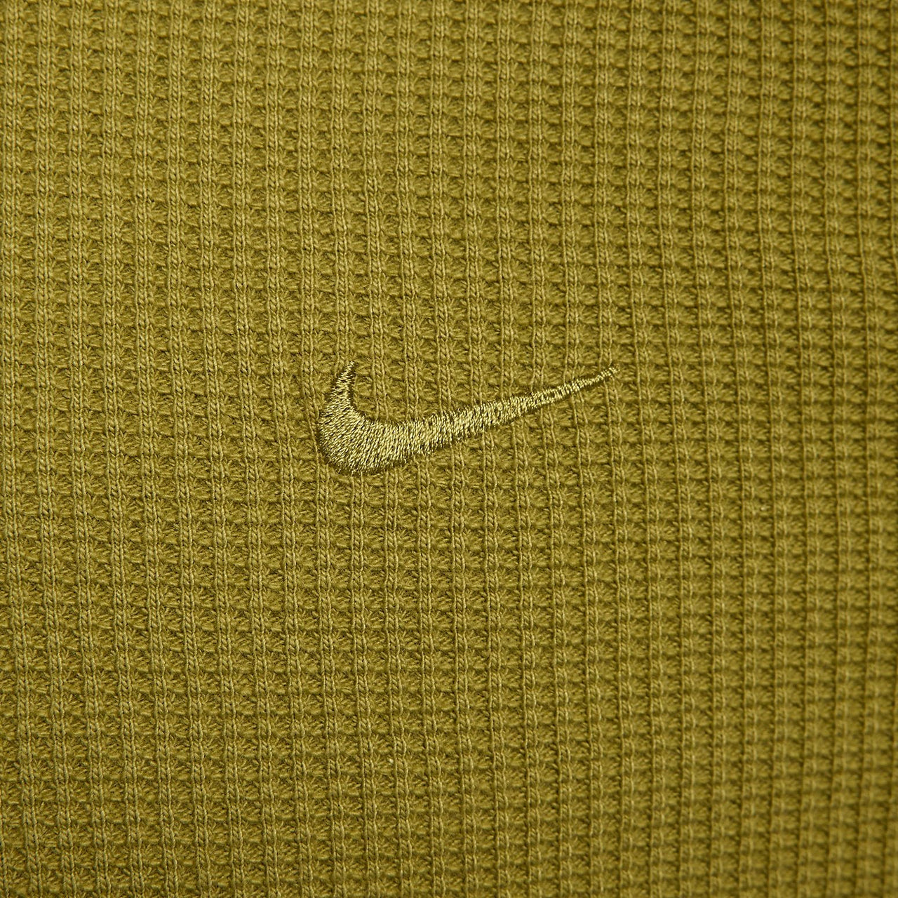 Nike Long-Sleeve Heavyweight Waffle Top 'Olive' DX0894-307