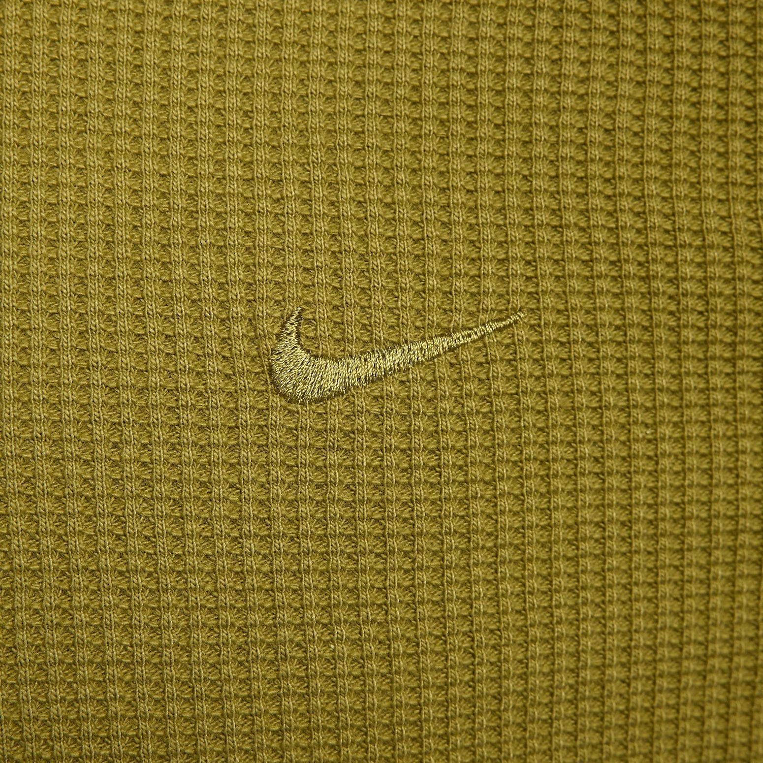 Nike Long-Sleeve Heavyweight Waffle Top 'Olive' DX0894-307