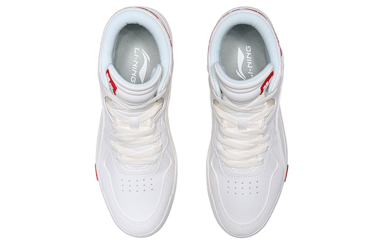 Li-Ning Superwave Mid 'White Red' AGCQ179-1