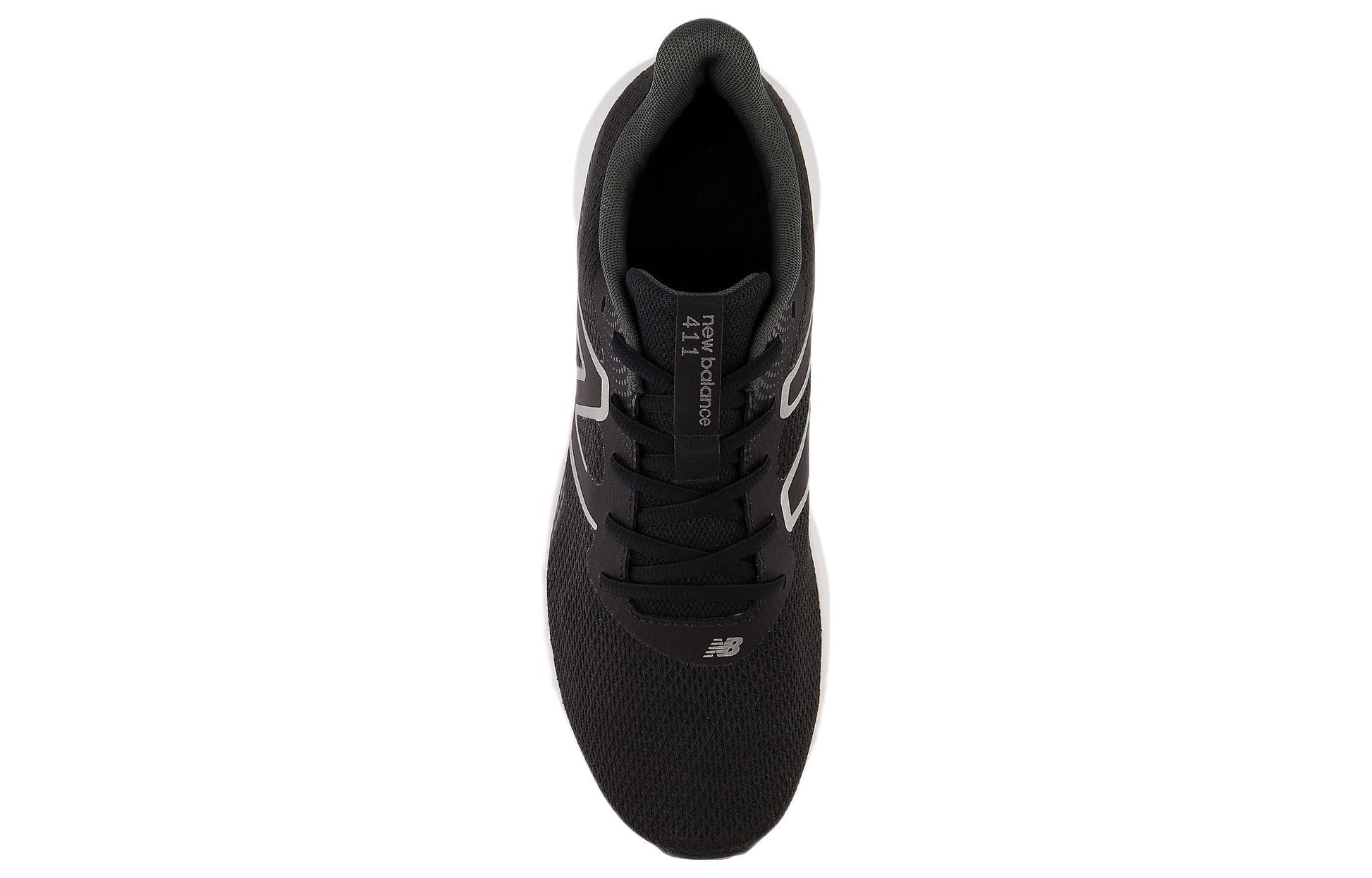 New Balance 411v3 Shoes 'Black Dark Silver Metallic' M411LB3