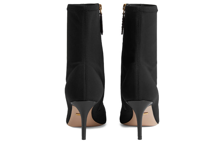 (WMNS) Gucci Zumi Ankle Boots 'Black' 605436-HZ510-1000